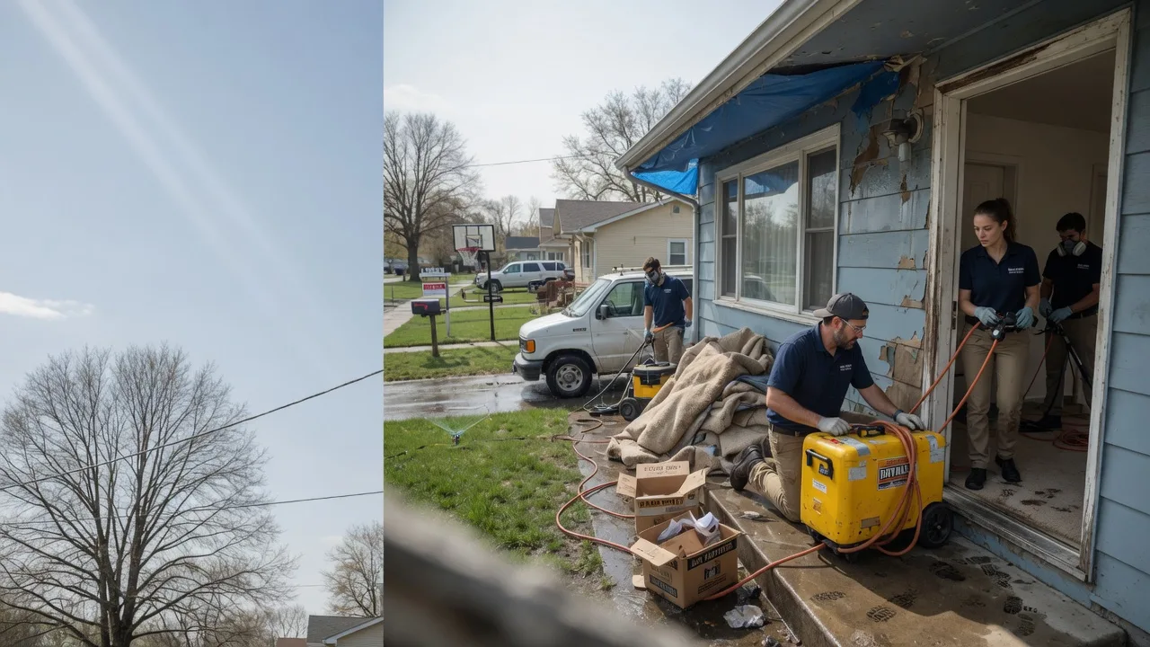 Basement Flood Cleanup in Clarence, MO near me